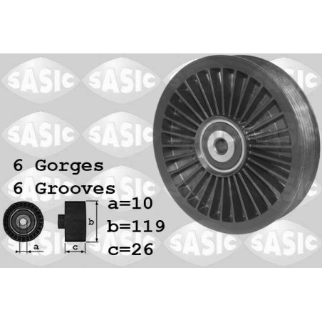 Galet enrouleur (courroie...