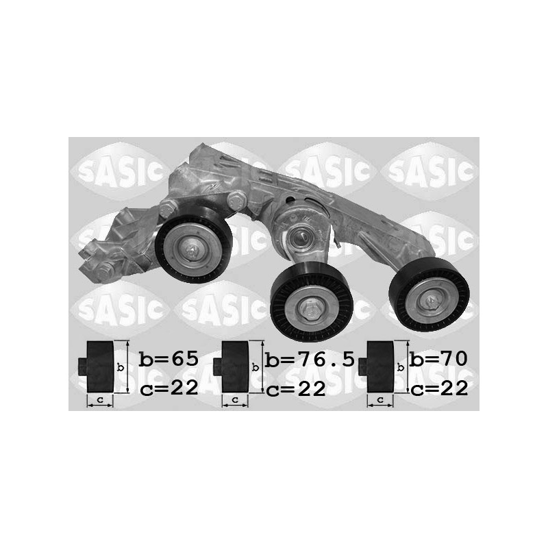 Tendeur de courroie (courroie d'accessoire) SASIC