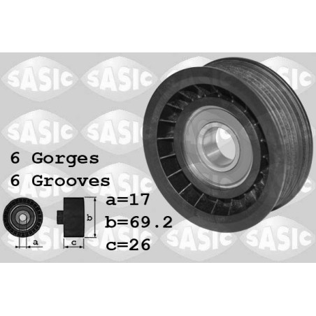 Galet enrouleur (courroie...