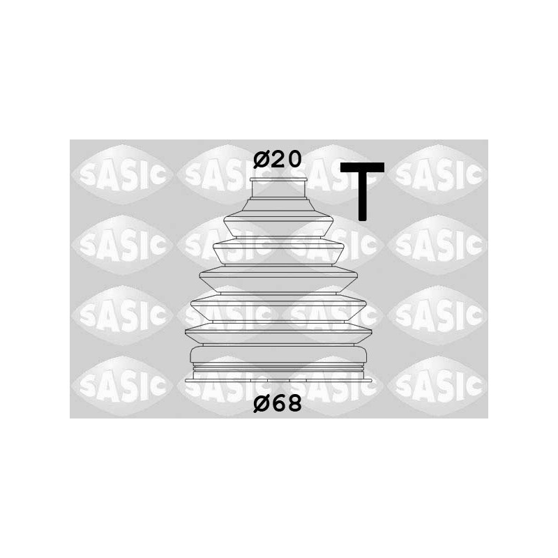 Jeu de joints-soufflets (Cardan) SASIC