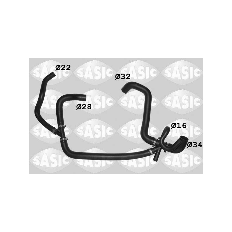 Durite de radiateur SASIC