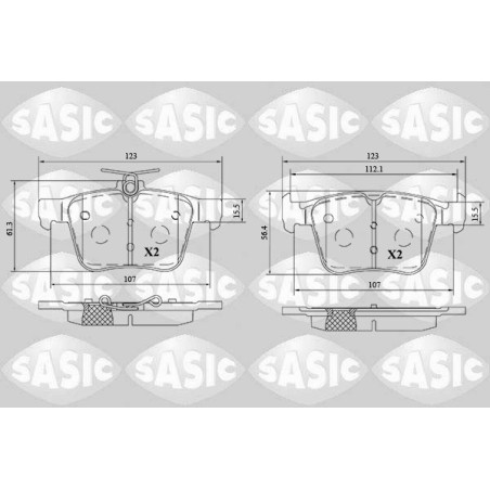 Jeu de quatre plaquettes de...