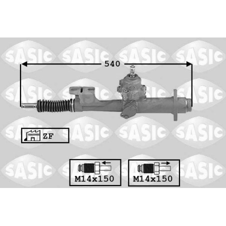 Crémaillère de direction SASIC