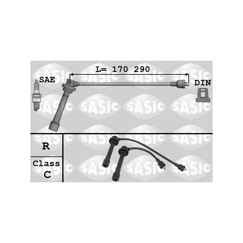 Fils de bougies / Faisceau d'allumage SASIC