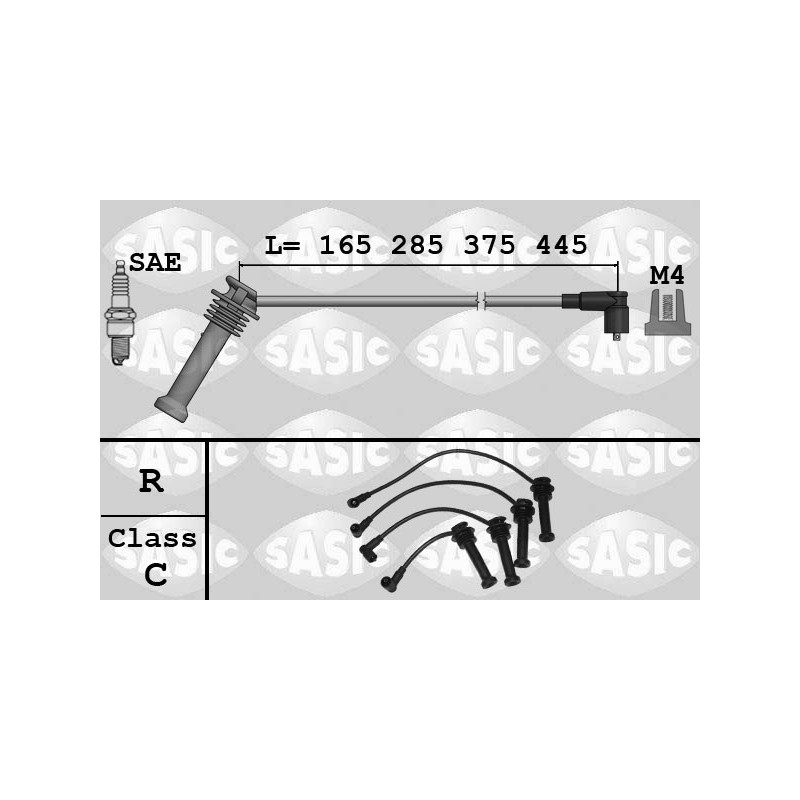 Fils de bougies / Faisceau d'allumage SASIC