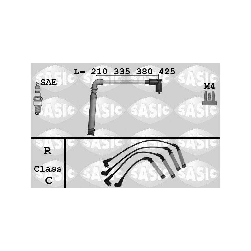 Fils de bougies / Faisceau d'allumage SASIC