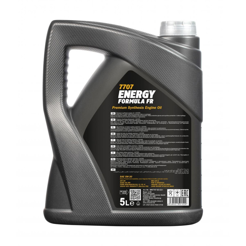 Huile moteur MANNOL 5W30 A5/B5 - 5L