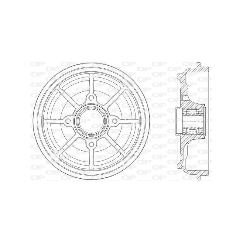 Tambour de frein OPEN PARTS