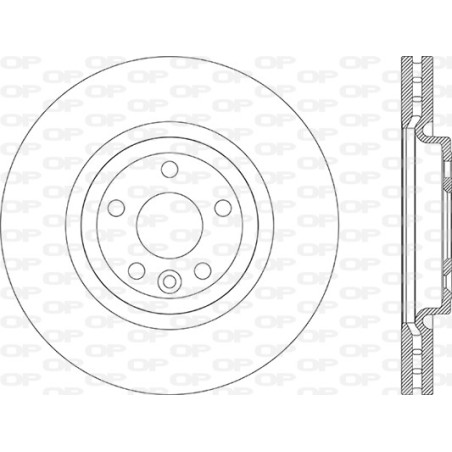 Jeu de 2 disques de frein OPEN PARTS