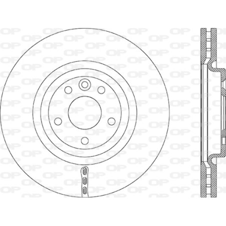 Jeu de 2 disques de frein OPEN PARTS