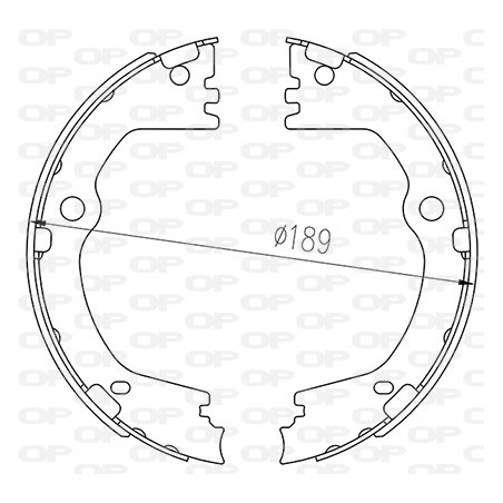 Jeu de mâchoires de frein...