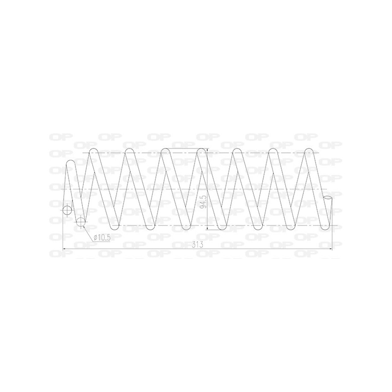 Ressort d'amortisseur OPEN PARTS