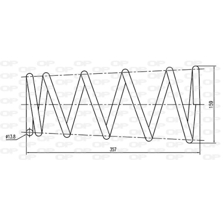 Ressort d'amortisseur OPEN PARTS