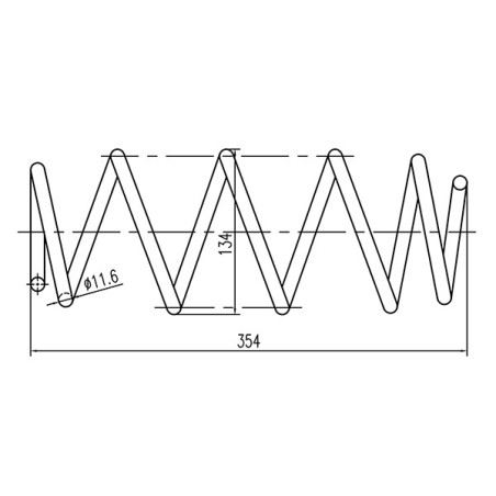 Ressort d'amortisseur OPEN PARTS