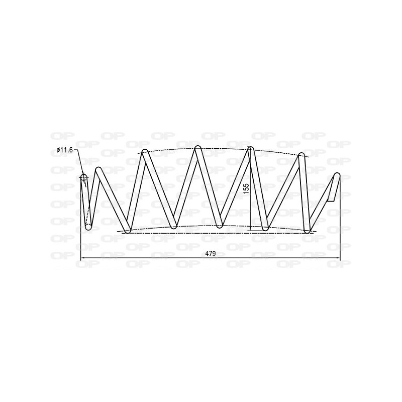 Ressort d'amortisseur OPEN PARTS