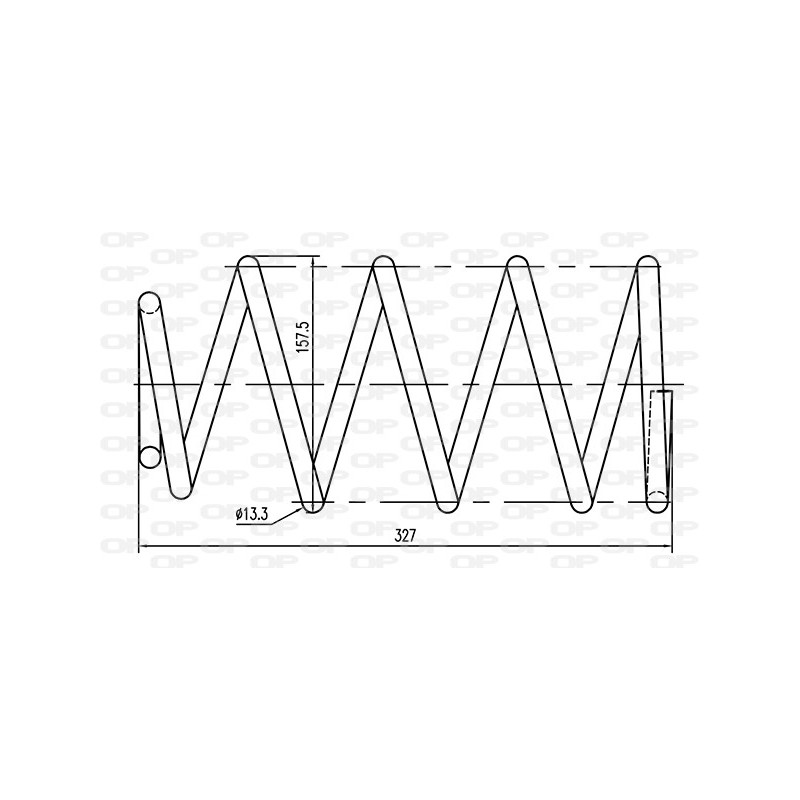 Ressort d'amortisseur OPEN PARTS