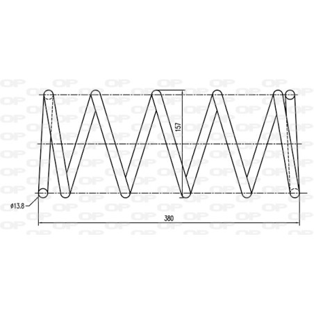 Ressort d'amortisseur OPEN PARTS