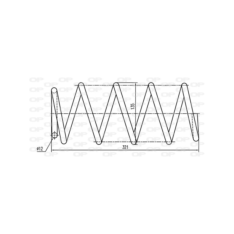 Ressort d'amortisseur OPEN PARTS