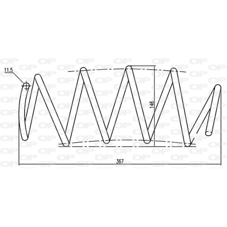 Ressort d'amortisseur OPEN PARTS