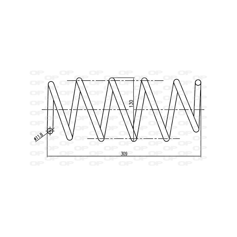 Ressort d'amortisseur OPEN PARTS