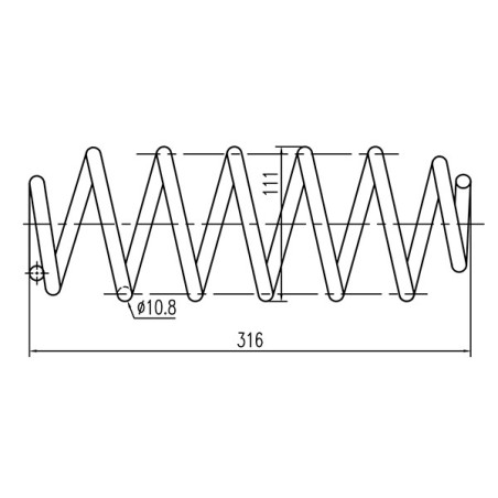 Ressort d'amortisseur OPEN PARTS