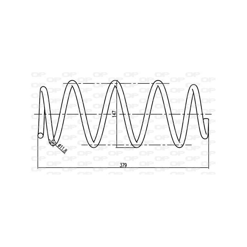 Ressort d'amortisseur OPEN PARTS