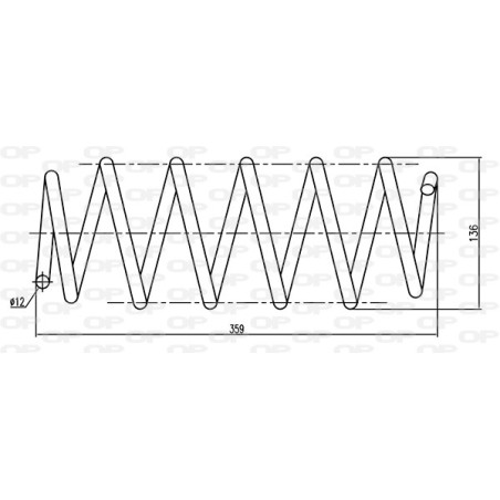 Ressort d'amortisseur OPEN PARTS