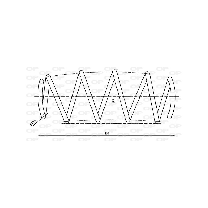 Ressort d'amortisseur OPEN PARTS