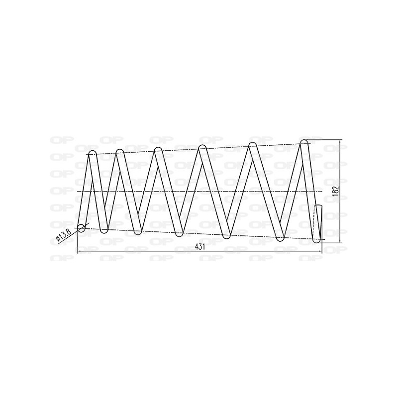 Ressort d'amortisseur OPEN PARTS