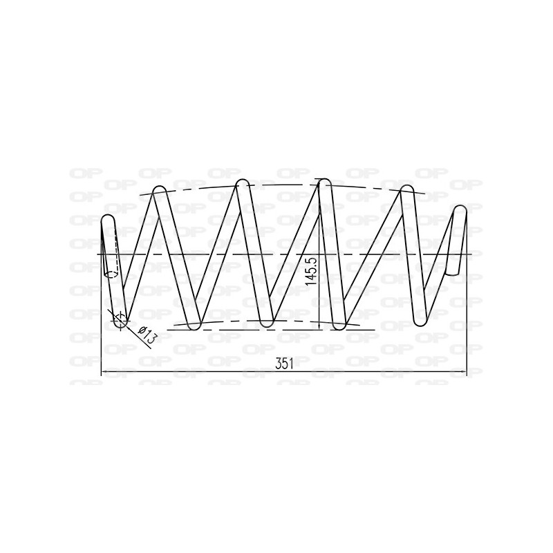 Ressort d'amortisseur OPEN PARTS