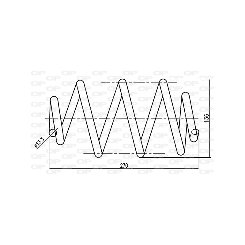 Ressort d'amortisseur OPEN PARTS