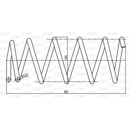 Ressort d'amortisseur OPEN PARTS