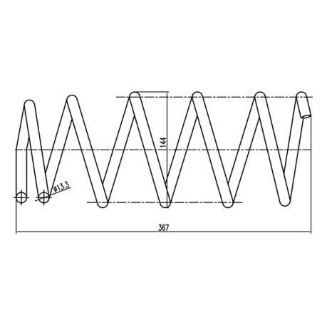 Ressort d'amortisseur OPEN PARTS