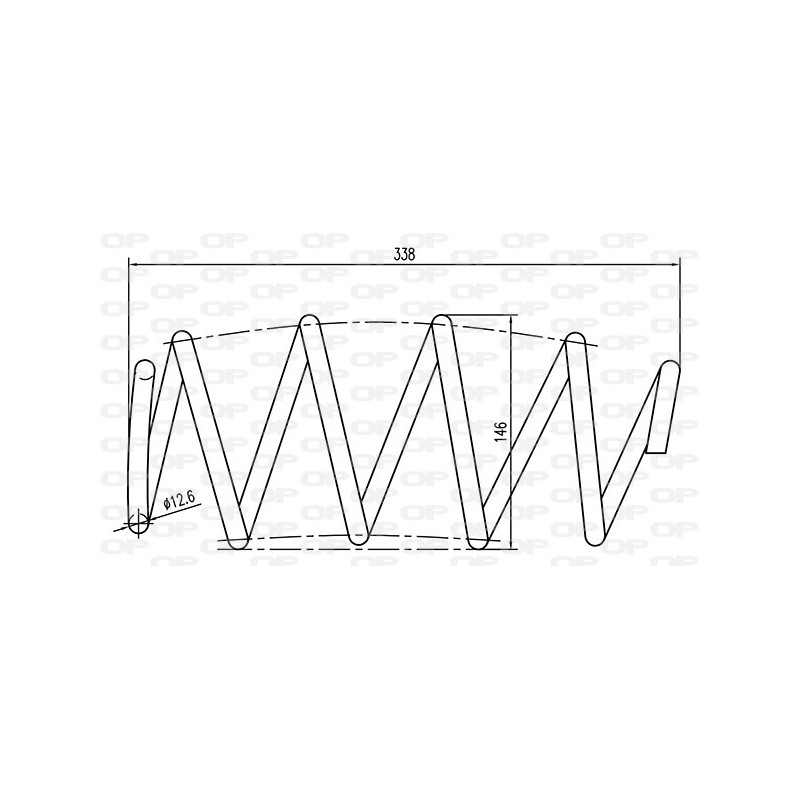 Ressort d'amortisseur OPEN PARTS
