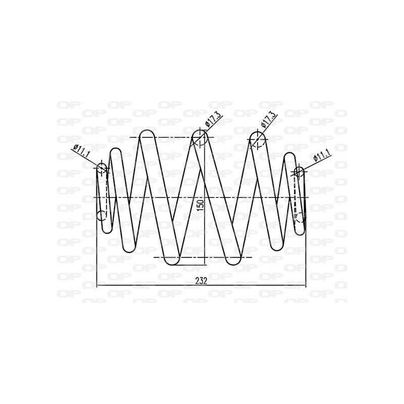 Ressort d'amortisseur OPEN PARTS
