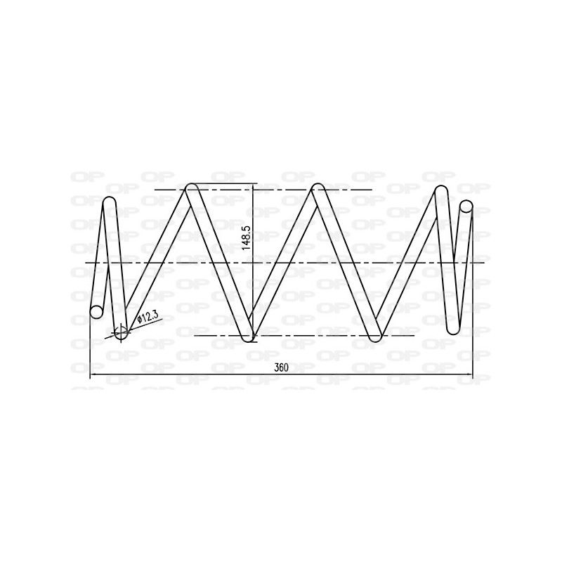 Ressort d'amortisseur OPEN PARTS