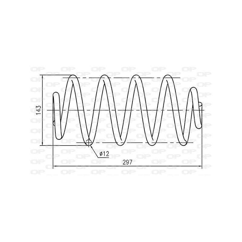 Ressort d'amortisseur OPEN PARTS