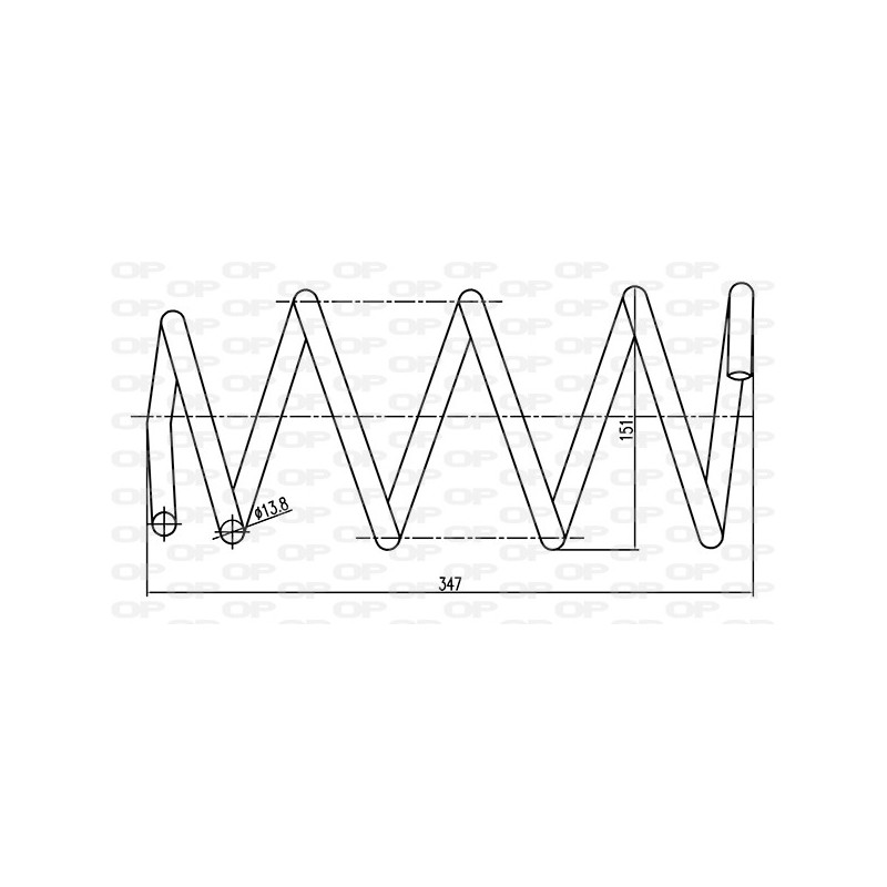 Ressort d'amortisseur OPEN PARTS