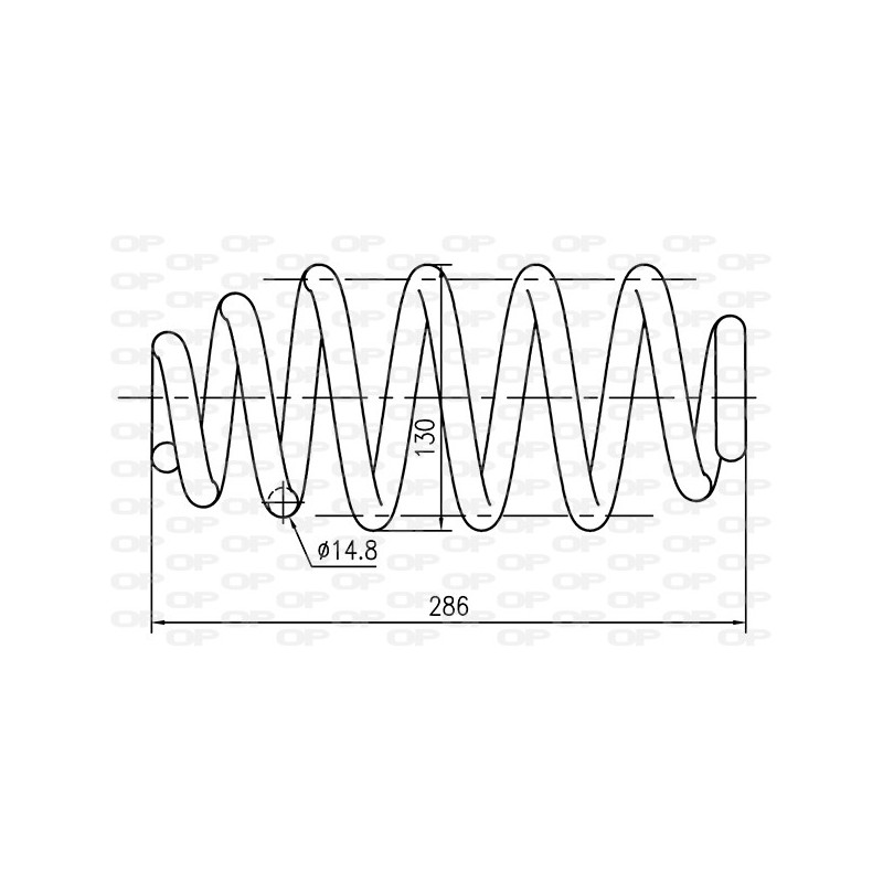 Ressort d'amortisseur OPEN PARTS
