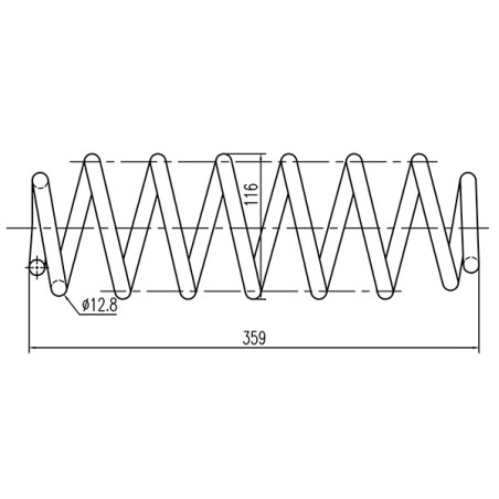 Ressort d'amortisseur OPEN PARTS