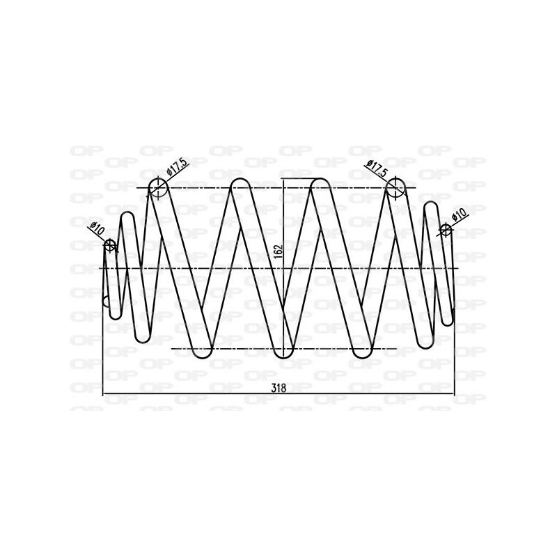 Ressort d'amortisseur OPEN PARTS