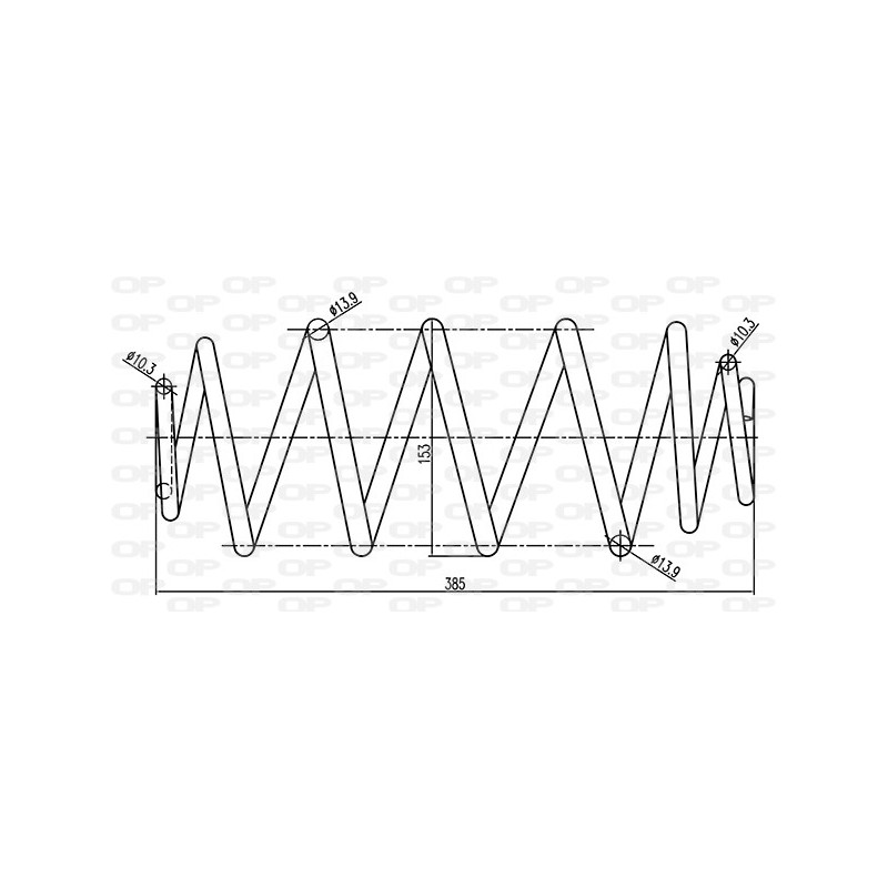 Ressort d'amortisseur OPEN PARTS
