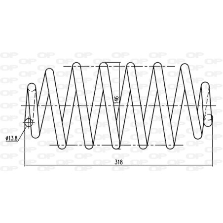 Ressort d'amortisseur OPEN PARTS