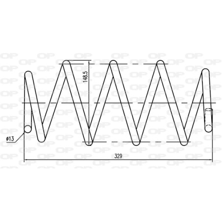Ressort d'amortisseur OPEN PARTS