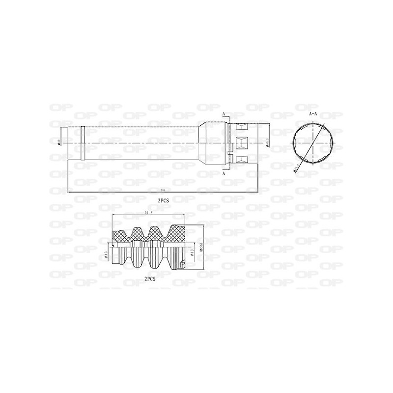 kit de protection complet (cache poussière) OPEN PARTS