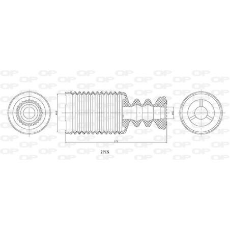 kit de protection complet (cache poussière) OPEN PARTS