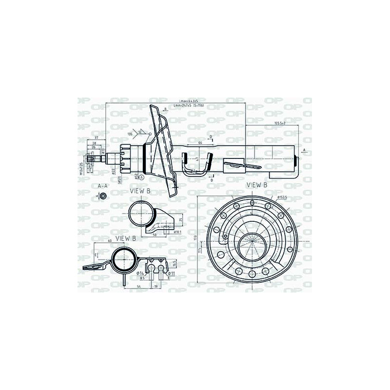Amortisseur (à l'unité) OPEN PARTS