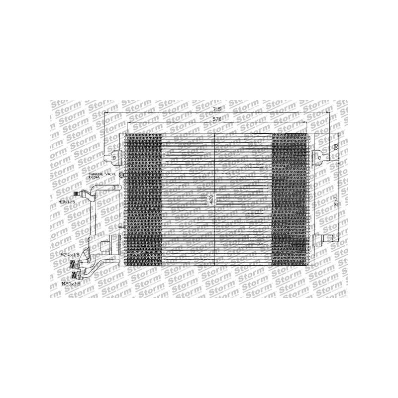 Condenseur de climatisation STORM