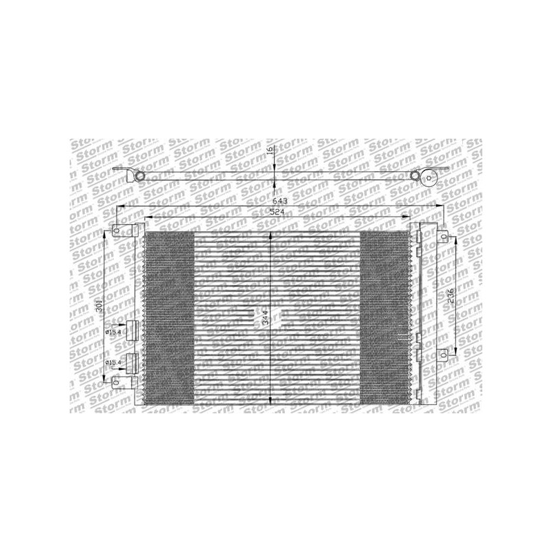 Condenseur de climatisation STORM