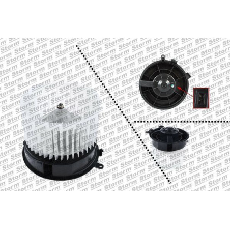 Pulseur d'air habitacle STORM